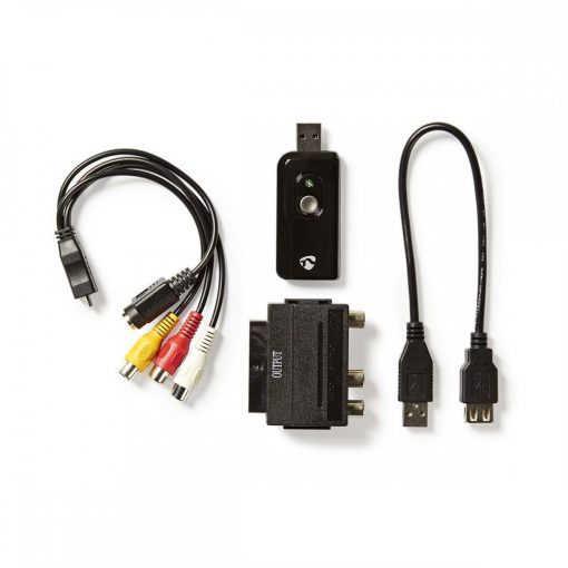 video Grabber USB 2.0 | 480p | A / V kábel / Scart / Szoftver / USB Hosszabbító Kábel