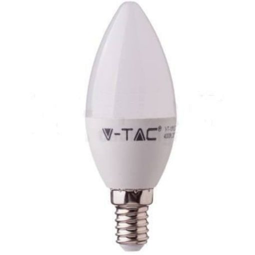 V-TAC LED GYERTYA IZZÓ SAMSUNG CHIPPEL, E14, 7W, 3000K (111)